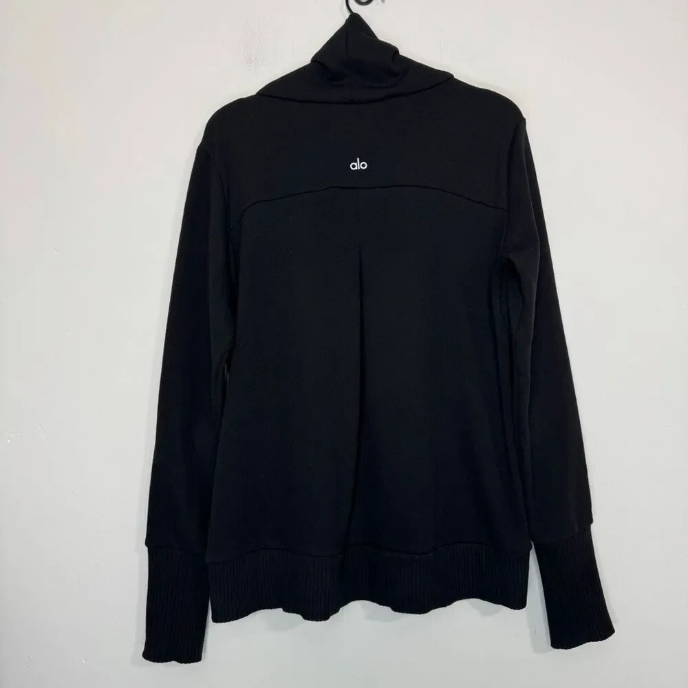 Alo Yoga Haze Funnel Neck Pullover Sweatshirt S